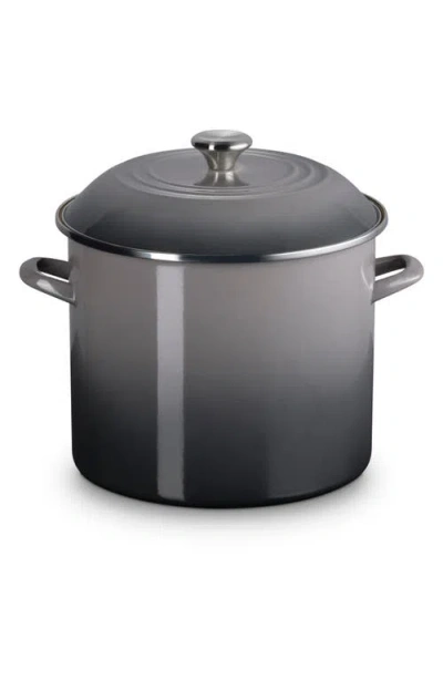 Le Creuset 16-quart Enameled Stainless Steel Stock Pot In Oyster