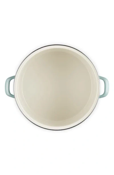 Le Creuset 16-quart Enameled Stainless Steel Stock Pot In Sea Salt