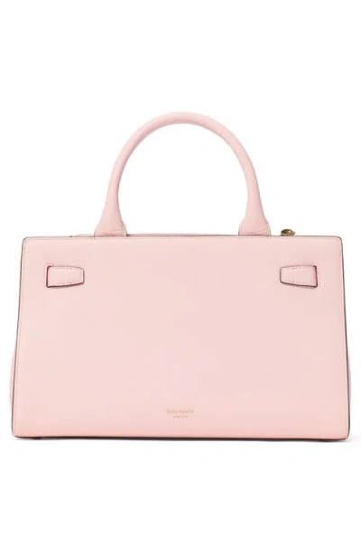 Kate Spade New York Deco Colorblock Pebble Leather Satchel In Pastry Pink Multi