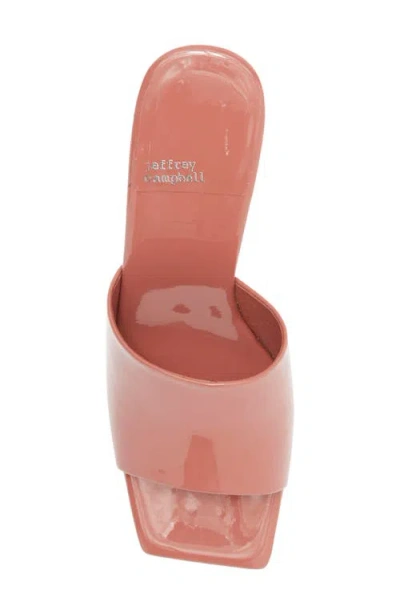 Jeffrey Campbell Dress Code Sandal In Bright Blush Patent
