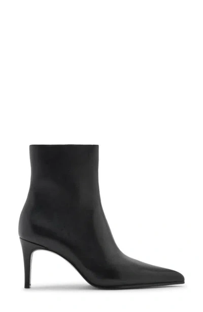 Mango Pointed Toe Bootie In Black
