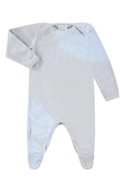 Paigelauren Tie Dye Organic Cotton & Modal Footie Pajamas In Oat