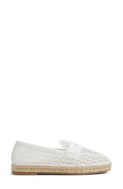 Aldo Summercrush Penny Loafer In White