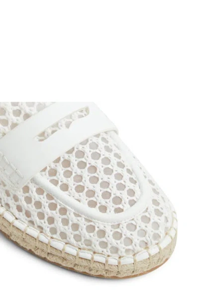 Aldo Summercrush Penny Loafer In White