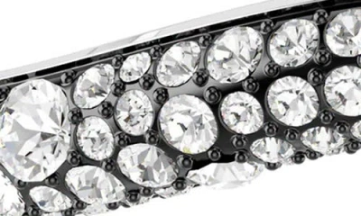 Swarovski Sublima Crystal Wavy Bangle Bracelet In Metallic