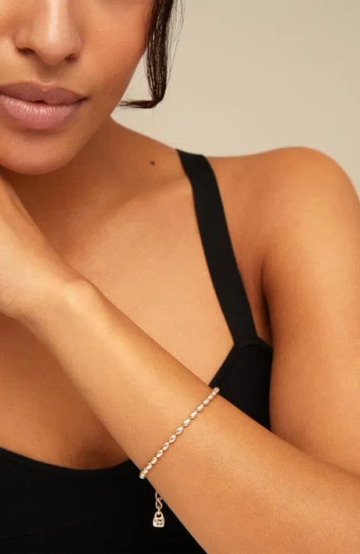 Unode50 Sterling Silver-plated Charm Bracelet With Oval Links In Silver