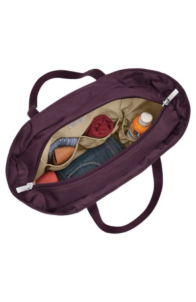 Briggs & Riley Baseline Traveler Tote Bag In Plum