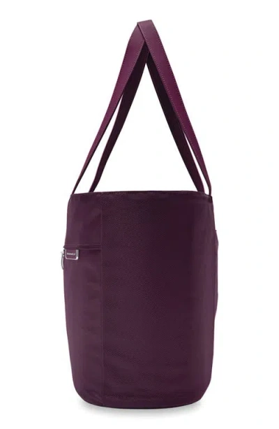 Briggs & Riley Baseline Traveler Tote Bag In Plum