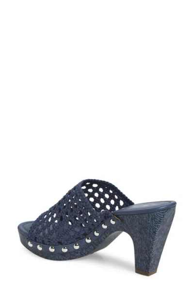 Nina Ursula Slide Sandal In Indigo
