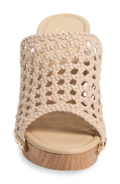 Nina Ursula Slide Sandal In Natural