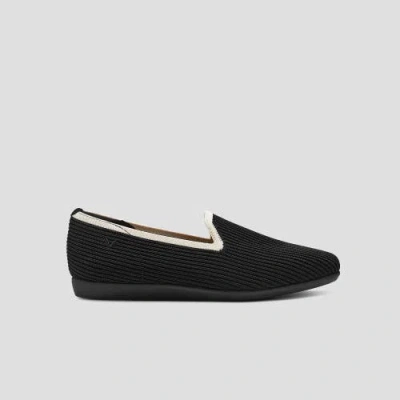 Vivaia Water-repellent Square-toe Loafers In Black