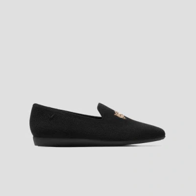 Vivaia Water-repellent Square-toe Loafers In Black Cheetah