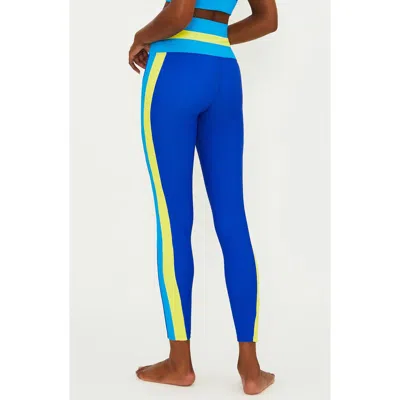 Beach Riot Mariella Colorblock Rib Leggings In Riviera Colorblock