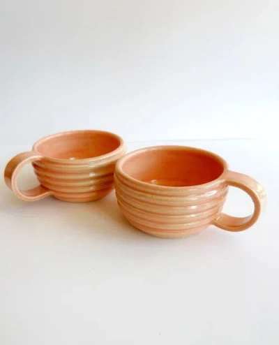 Mikkarbo Hunny Cups In Peach