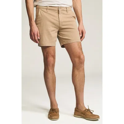 34 Heritage Hampton Slim Fit Twill Chino Shorts In Pebble Twill