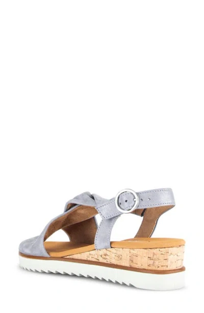 Gabor 42.751 Wedge Sandal In Azur