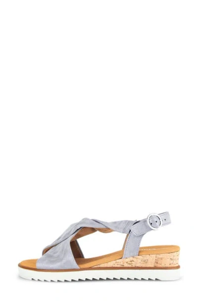 Gabor 42.751 Wedge Sandal In Azur