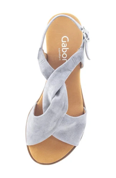 Gabor 42.751 Wedge Sandal In Azur