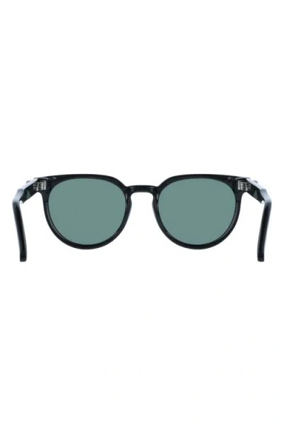 Ferragamo 53mm Round Sunglasses In Black