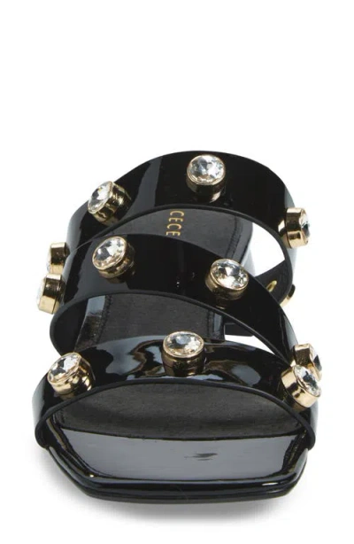 Cecelia New York Lindon Slide Sandal In Black