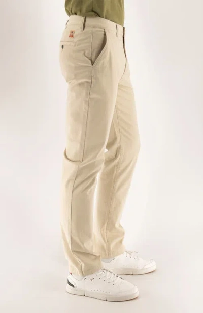 Devil-dog Dungarees Cotton Stretch Twill Chinos In Brown Rice