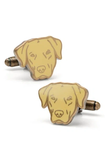 Cufflinks, Inc . Yellow Labrador Cuff Links In Gold