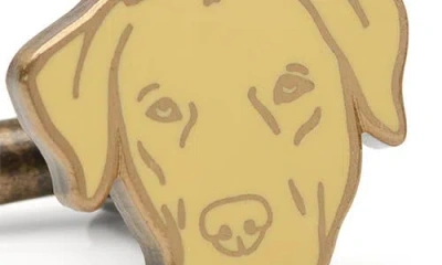 Cufflinks, Inc . Yellow Labrador Cuff Links In Gold