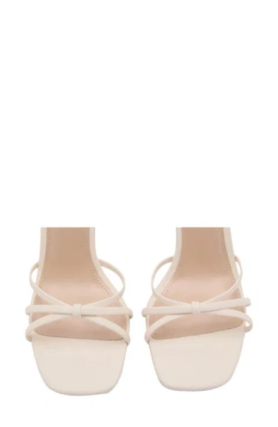 Mango Ankle Strap Sandal In Light Beige