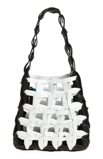 Sc103 Links Leather Shoulder Bag In Post