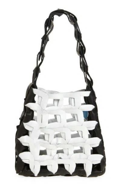 Sc103 Links Leather Shoulder Bag In Post
