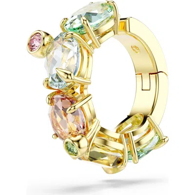 Swarovski Gema Crystal Single Ear Cuff In Multicolored