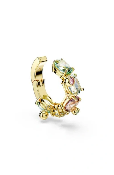 Swarovski Gema Crystal Single Ear Cuff In Multicolored