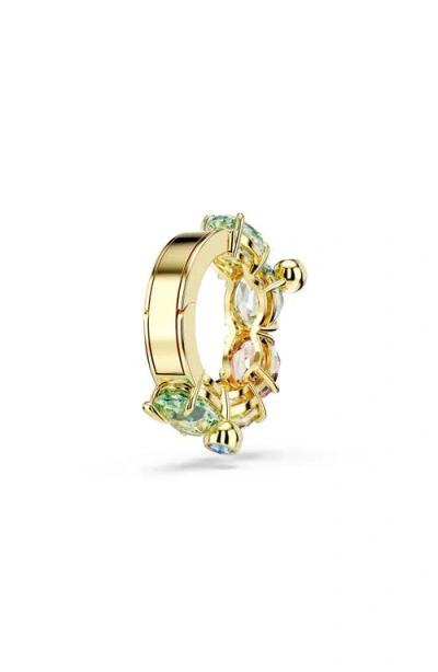 Swarovski Gema Crystal Single Ear Cuff In Multicolored