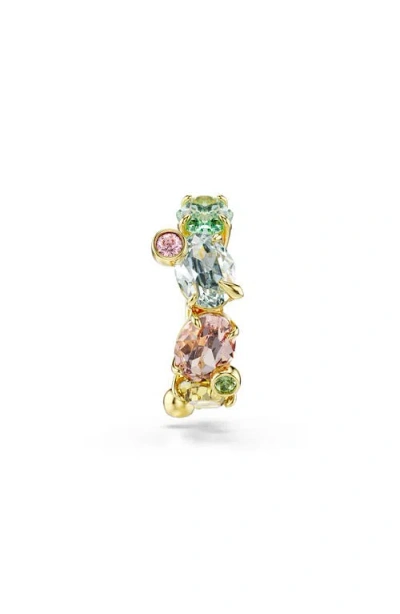 Swarovski Gema Crystal Single Ear Cuff In Multicolored