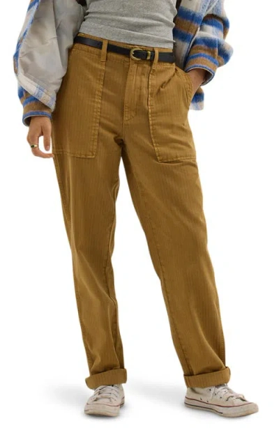 Lee Slouchy Utility Cotton Blend Pants In Glazed Ginger