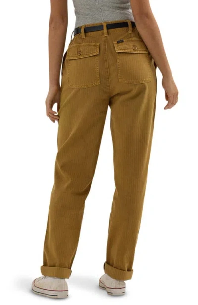 Lee Slouchy Utility Cotton Blend Pants In Glazed Ginger