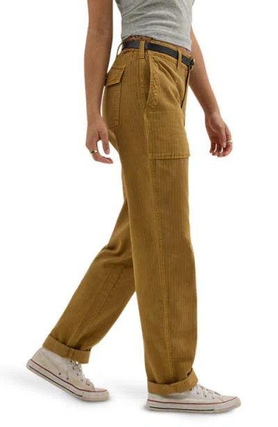 Lee Slouchy Utility Cotton Blend Pants In Glazed Ginger