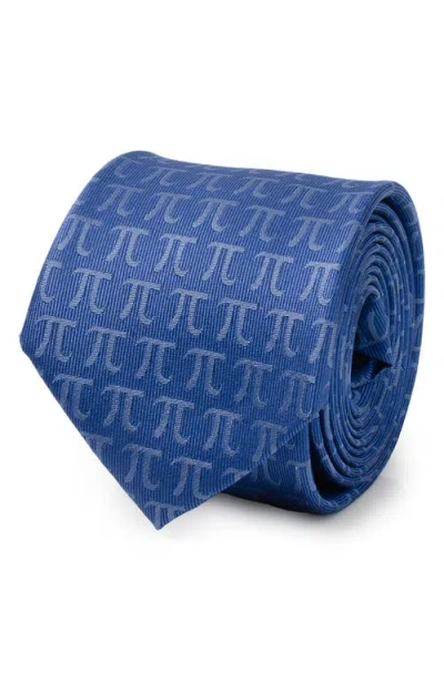 Cufflinks, Inc . Pi Mathematics Symbol Hidden Message Silk Blend Tie In Blue
