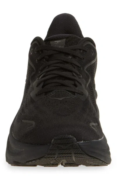 Hoka Clifton 9 Running Shoe In Black