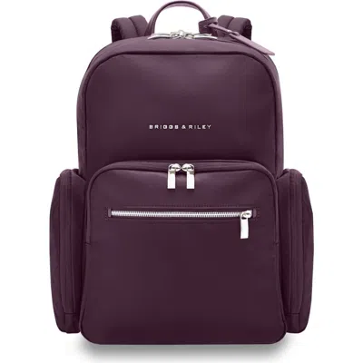 Briggs & Riley Rhapsody Medium Backpack In Plum
