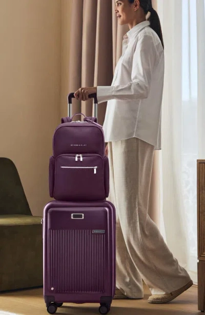Briggs & Riley Rhapsody Medium Backpack In Plum