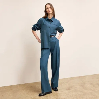 M.m.lafleur Russell Button Down In Bluebell