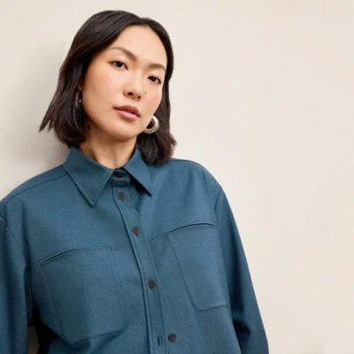 M.m.lafleur Russell Button Down In Bluebell