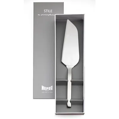 Mepra Gift Box Cake Server Stile Serve Ware In Silver
