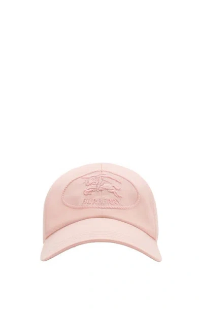 Burberry Knight Stamp Gabardine Baseball Cap In Flora