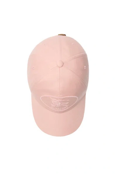 Burberry Knight Stamp Gabardine Baseball Cap In Flora