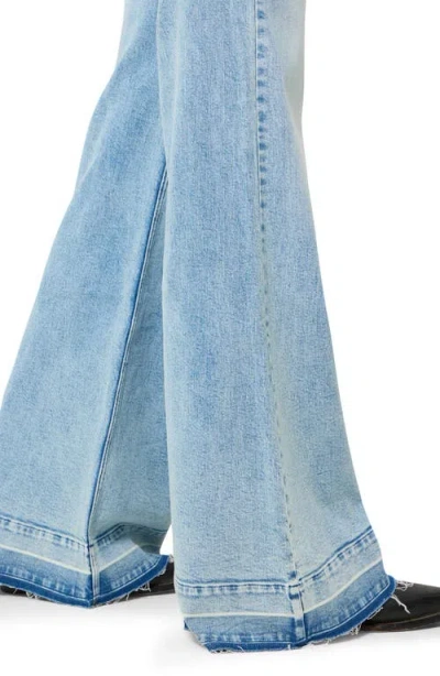 Wrangler Release Hem Wide Leg Jeans In Oasis