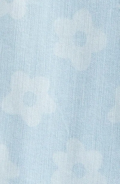 Tucker + Tate Kids' Denim Drop Waist Dress In Light Indigo Wash Danny Floral