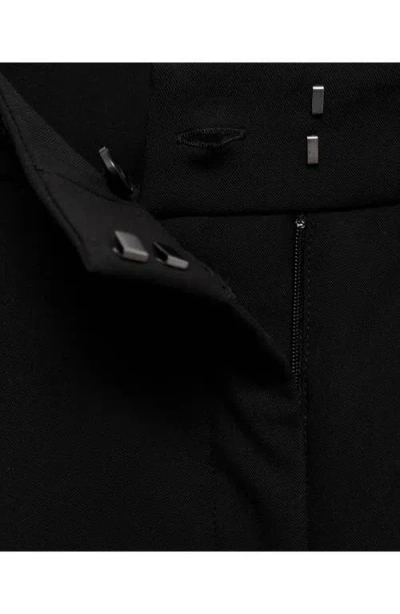 Mango Straight Leg Pants In Black