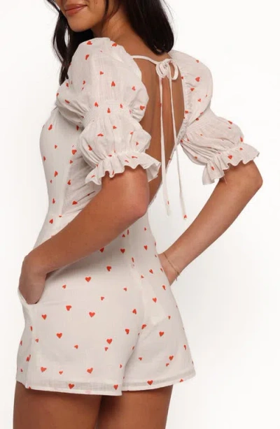 Petal And Pup Petal & Pup Emerson Cotton Romper In White